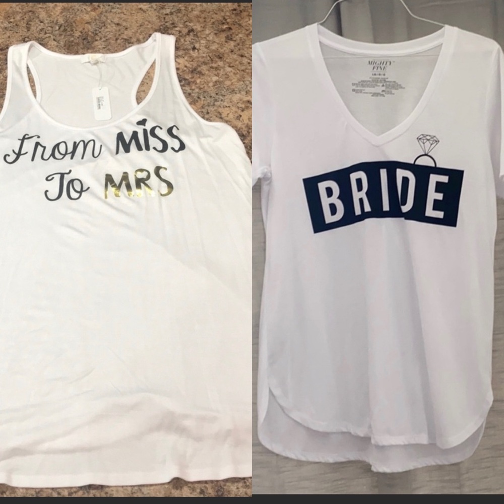 2 Bridal Shirts